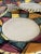 Vintage Ceramic Dessert Plates in Colorful Design in the style of Vallauris, Set of 8 For Sale - Image 3 of 6