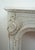 Antique Louis XV Style Fireplace in White Carrara Marble, Early 19th Century For Sale - Image 5 of 8