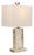 Azure Clear Accent Lamp For Sale