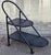1980s Postmodern Metal Serving Trolley in Black Lacquered Metal, 1980s For Sale - Image 5 of 8
