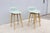 Wood Danish Iskos-Berlin for Muuto Leather Fiber Counter Stools Wood Base - Set of 3 For Sale - Image 7 of 18
