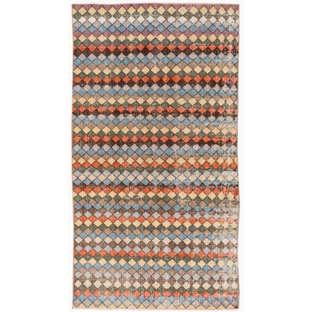 Vintage Turkish Wool Rug 4 X 7 For Sale - Image 13 of 13