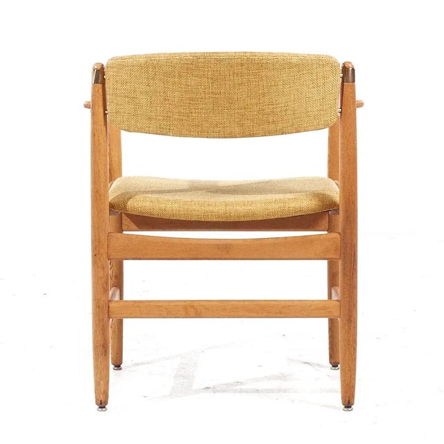 Brown Børge Mogensen for Karl Andersson & Söner Mid Century Danish Oak Dining Chairs - Set of 8 For Sale - Image 8 of 10
