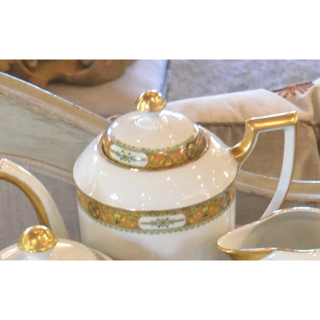 Farmhouse Limoges Tea Set, Service for 6, Plus 1 - 17 Pieces For Sale - Image 3 of 5