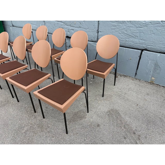 Set of Ten Attributed to Dakota Jackson Vik-Ter Dining Chairs For Sale - Image 13 of 18