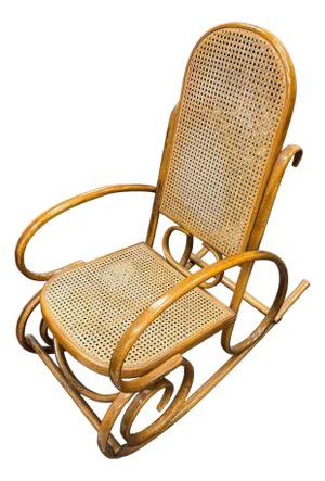 Classic Thonet-Style Bentwood Rocking Chair