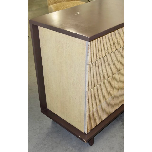 Mid-Century Modern American of Martinsville Eight Drawer Bamboo Dresser For Sale In Palm Springs - Image 6 of 12