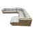 Postmodern L Shaped Sectional Sofa by Bernhardt for Reupholstery For Sale