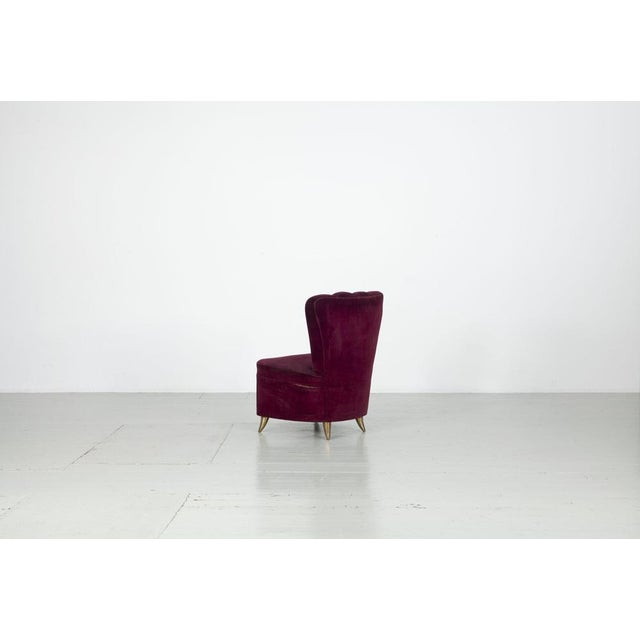 Red Sofa and Armchairs attributed to Isa Bergamo, 1950s, Set of 5 For Sale - Image 8 of 18