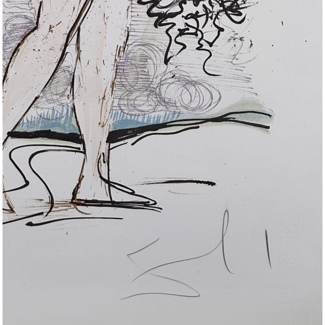 Surrealism 1960s Salvador Dali the Three Graces For Sale - Image 3 of 5
