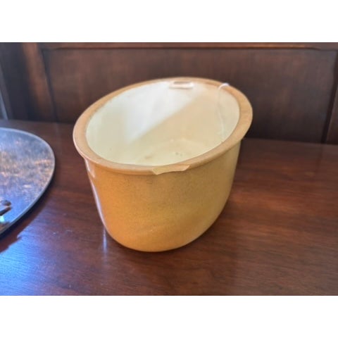 Stone Mid 20th Century Signed Wedgewood Cane Ware Game Pie Tureen or Serving Dish With Cover and Insert For Sale - Image 7 of 16