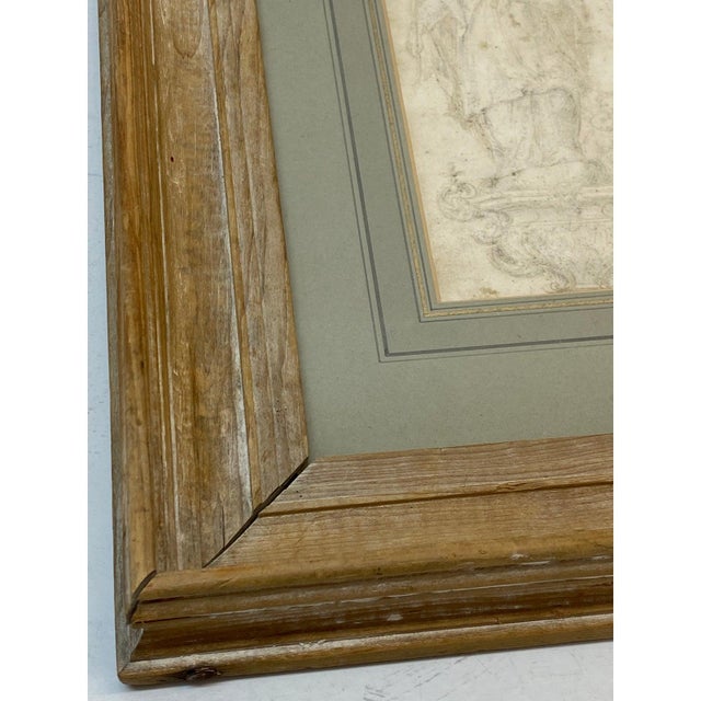 17th Century 17th Century Old Master Drawing For Sale - Image 5 of 8