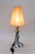 Table Lamp with Fabric Shade from Meissen Porcelain, Germany, 1950s For Sale - Image 9 of 16