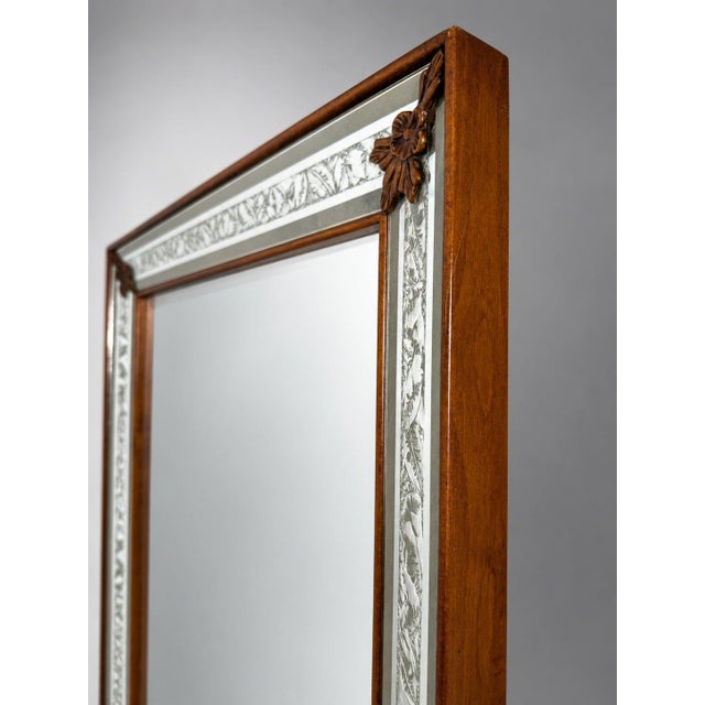 Mirror by Ewa Wrangel & Lars-Göran Nilsson for Ateljé Glas & Trä, 1940s For Sale - Image 4 of 5