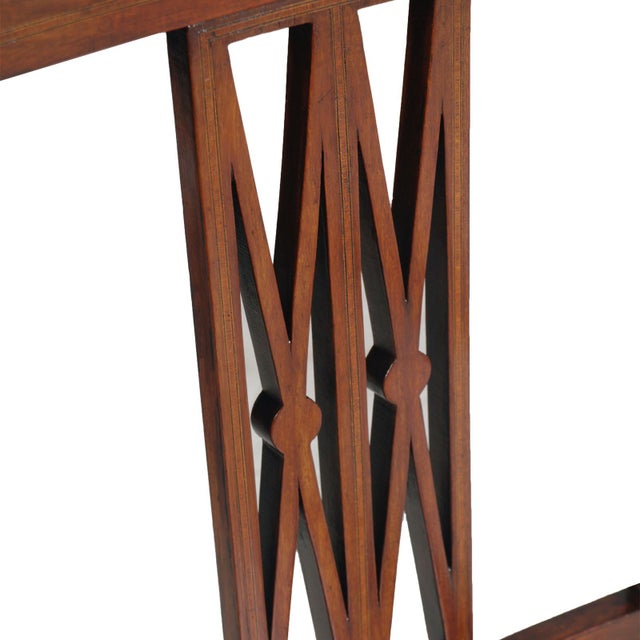 Art Nouveau Walnut Armchair by Jakob & Joseph Kohn For Sale - Image 6 of 14