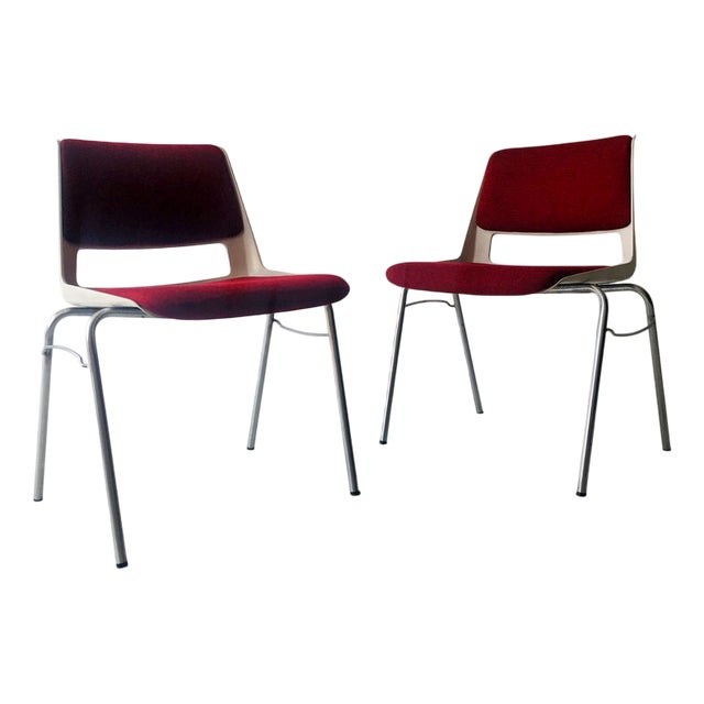 Stackable Desk Chair from Drabert, 1970s For Sale