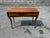 Vintage Biedermeier Style Console Table or Writing Table Desk It features rectangular-shaped top, slender sabre legs and...