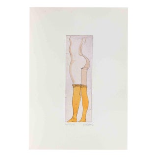 Sergio Barletta, Nude, 1974, Etching For Sale