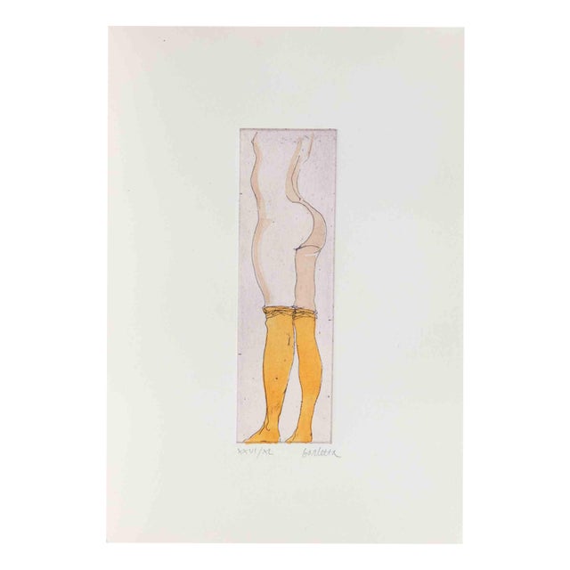 Sergio Barletta, Nude, 1974, Etching For Sale