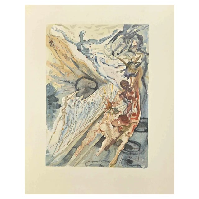 Salvador Dalí, The Two Crown, Woodcut, 1963 For Sale