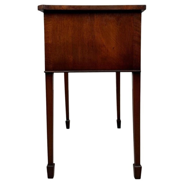 Antique Early 20th Century English Mahogany Side Table For Sale - Image 11 of 13