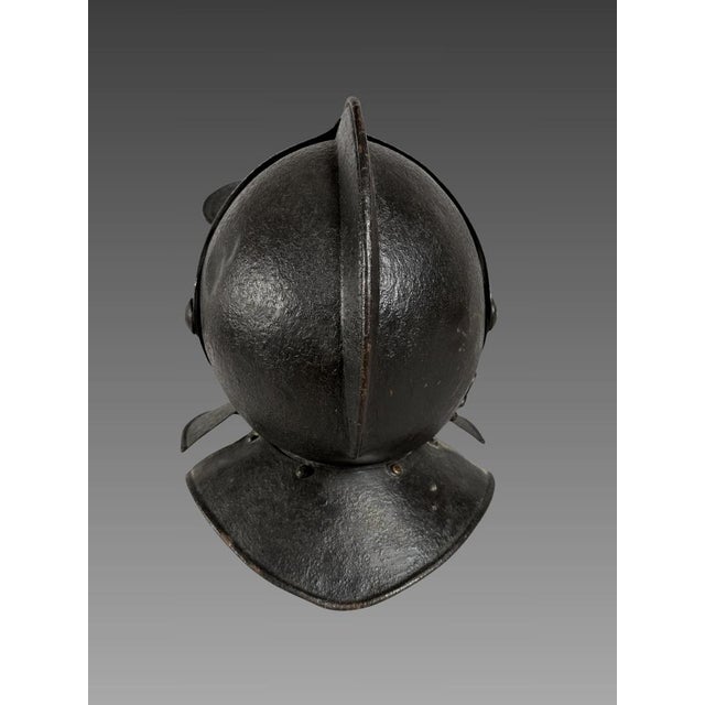 Antique Wrought Iron Savoyard Helmet, 1530 For Sale - Image 6 of 11
