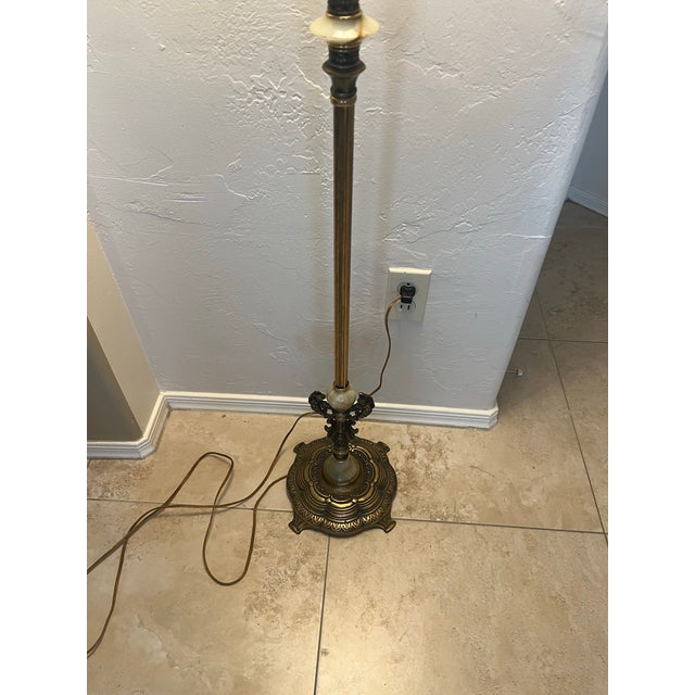 Early 20th Century Early 20th Century Hollywood Regency Floor Lamp For Sale - Image 5 of 12