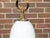 Mid 20th Century Italian Mid Century Modern Murano Glass White Light Fixture with Twirling Motifs, Wired For Sale In Atlanta - Image 6 of 11