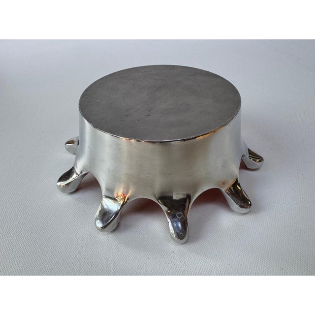 Nima Oberoi Lunares Splash Bowl Crimson Enamel Polished Aluminum For Sale - Image 4 of 6