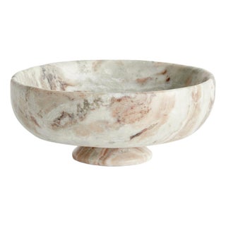 Josephine Marble Footed Bowl For Sale