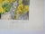 1985 watercolor on paper modernist landscape oil pastel mixed media painting by Jim Prior (20th-21st c.) American. Signed...
