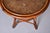Wood French Mid-Century Bent Rattan & Bamboo Side Table For Sale - Image 7 of 12
