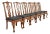 Henredon Georgian Carved Solid Oak Dining Chairs, Set of Six For Sale