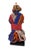 Superb vintage African Fali fertility doll decorated with multiple layers of trade glass beads and cowrie shells, minor...