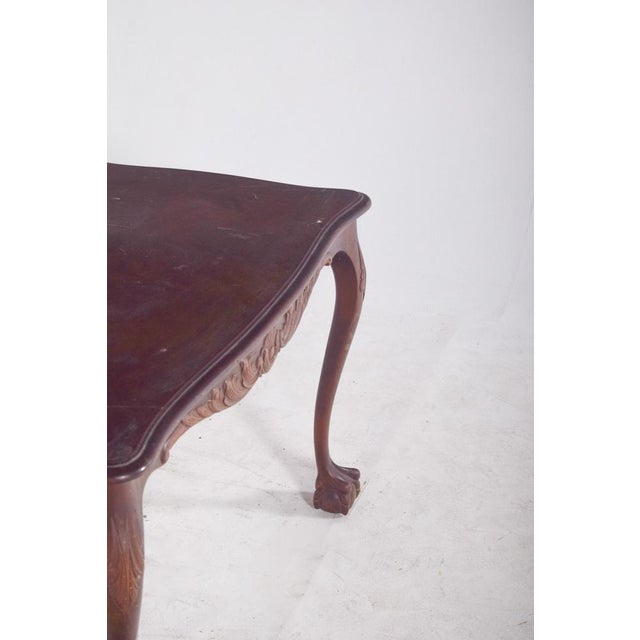 Brown Portuguese Coffee Table in Wood For Sale - Image 8 of 10