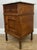 Antique French Oak Bedside Table with Marble Top For Sale - Image 3 of 14