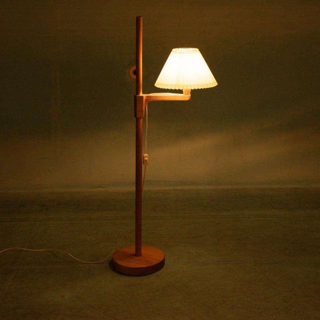 Vintage Floor Lamp in Pine by Carl Malmsten For Sale - Image 10 of 16