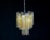 Tube Chandeliers in Gold Murano Glass, 1970s, Set of 3 For Sale - Image 10 of 16