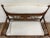 Wood Antique Carved Spindle Back Carved Upholstered Settee For Sale - Image 7 of 10