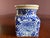 Ceramic Blue and White Ink Pot From Thailand For Sale - Image 7 of 9