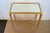 Gold Leaf Mirrored Side Table For Sale
