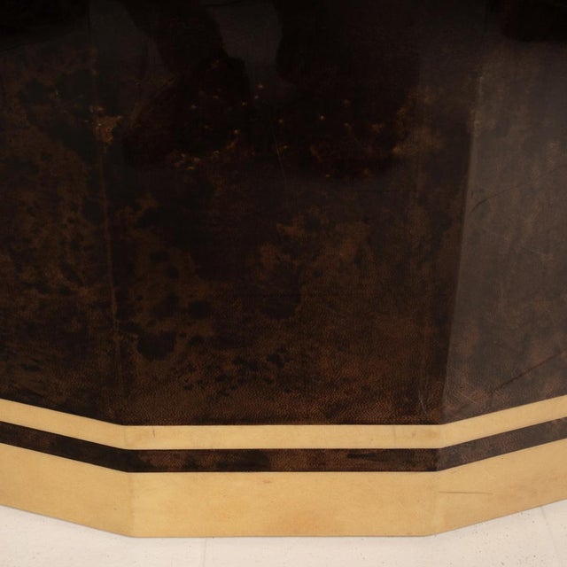 Model 2007D Dining Table by Nucci Valsecchi for Aldo Tura, 1970 For Sale - Image 15 of 18