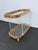 Late 20th Century Lucite Two Tier Glass Top Bar Buffet Server Tea Coffee Cart 6395 For Sale - Image 5 of 16