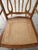 Vintage Spindle Back Rocking Chair with Woven Cane Seat For Sale In Phoenix - Image 6 of 7