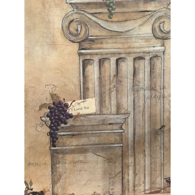 Neoclassical Large “Young at Heart” Framed Wall Art Print by Susan B. Parker For Sale - Image 3 of 9