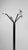 Modernist Coat Rack Stand in Carrara Marble and Black Metal from Fly Line, 1970s For Sale - Image 4 of 18