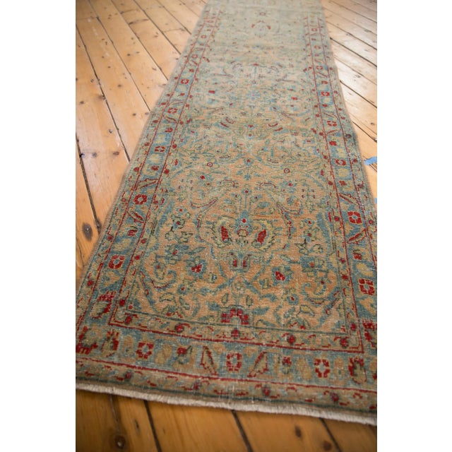 Vintage Distressed Sarouk Rug Runner - 2'7" X 19'1" For Sale - Image 10 of 12