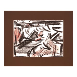 Mid Century Modern East Bay Abstracted Landscape by Erle Loran For Sale