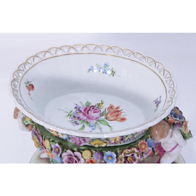 Early 20th Century Von Schierholz German 2 Piece Centerpiece Bowl For Sale - Image 4 of 18