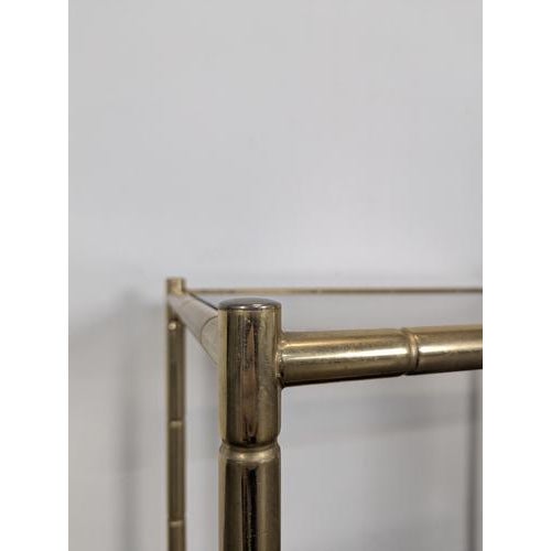 Bamboo Rolling Serving Cart, 1970s For Sale - Image 4 of 6